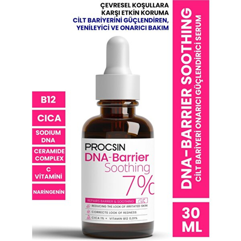 Procsın DNA-Barrier Soothing Cilt Bariyeri Onarıcı Güçlendirici Serum 30 ml Nemlendiriciler Fiyatı