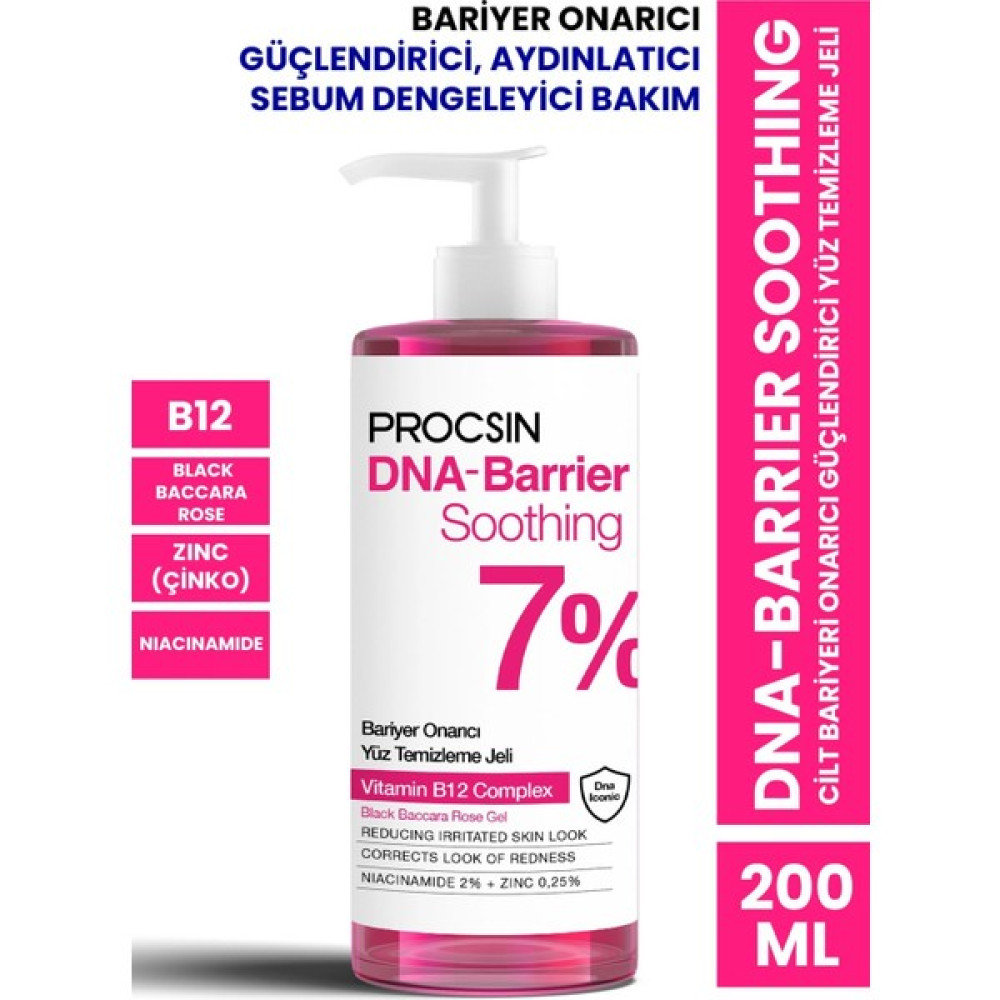 Procsin Dna - Barrier Soothing Cilt Bariyeri Onarıcı Güçlendirici Yüz Temizleme Jeli Cilt Temizleme ve Peeling Fiyatı