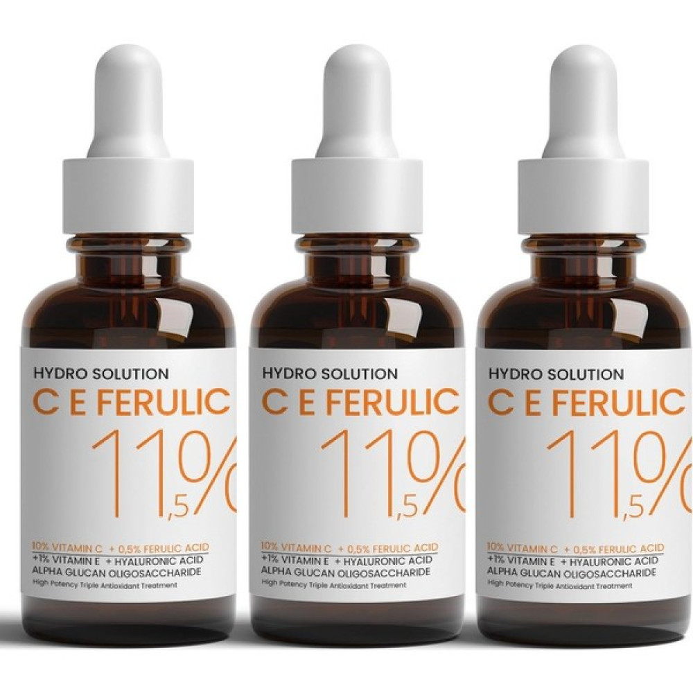 Procsın Hydro Solutıon C E %10 C Vitamin + % 0,5  aydınlatıcı Ferulıc Acıd 3'lü Paket 30 ml X3 Nemlendiriciler Fiyatı