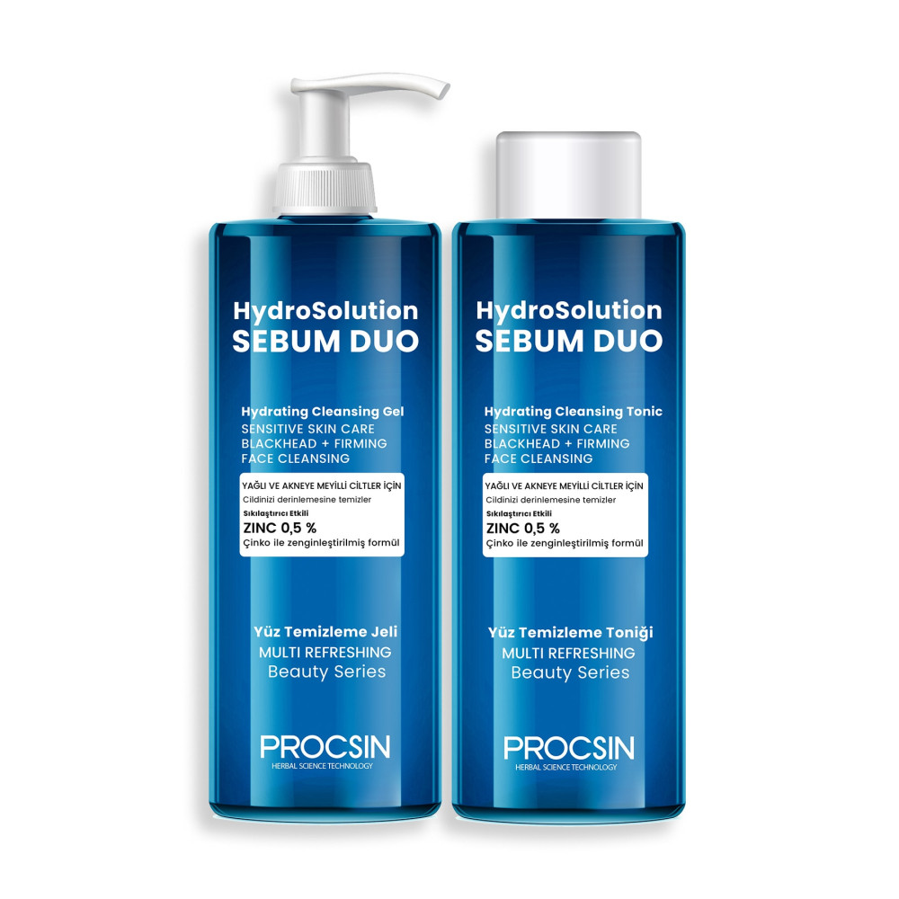 PROCSIN Hydrosolution Tonik + Jel Paketi Cilt Temizleme ve Peeling Fiyatı