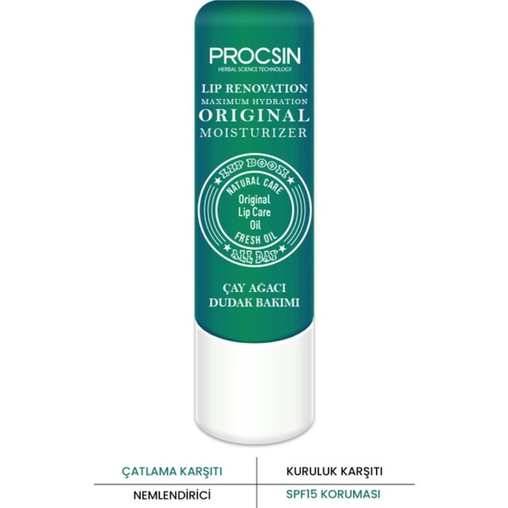 PROCSIN Lip Balm Çay Ağacı 5.5 ml Dudak Bakımı / Koruyucu Fiyatı