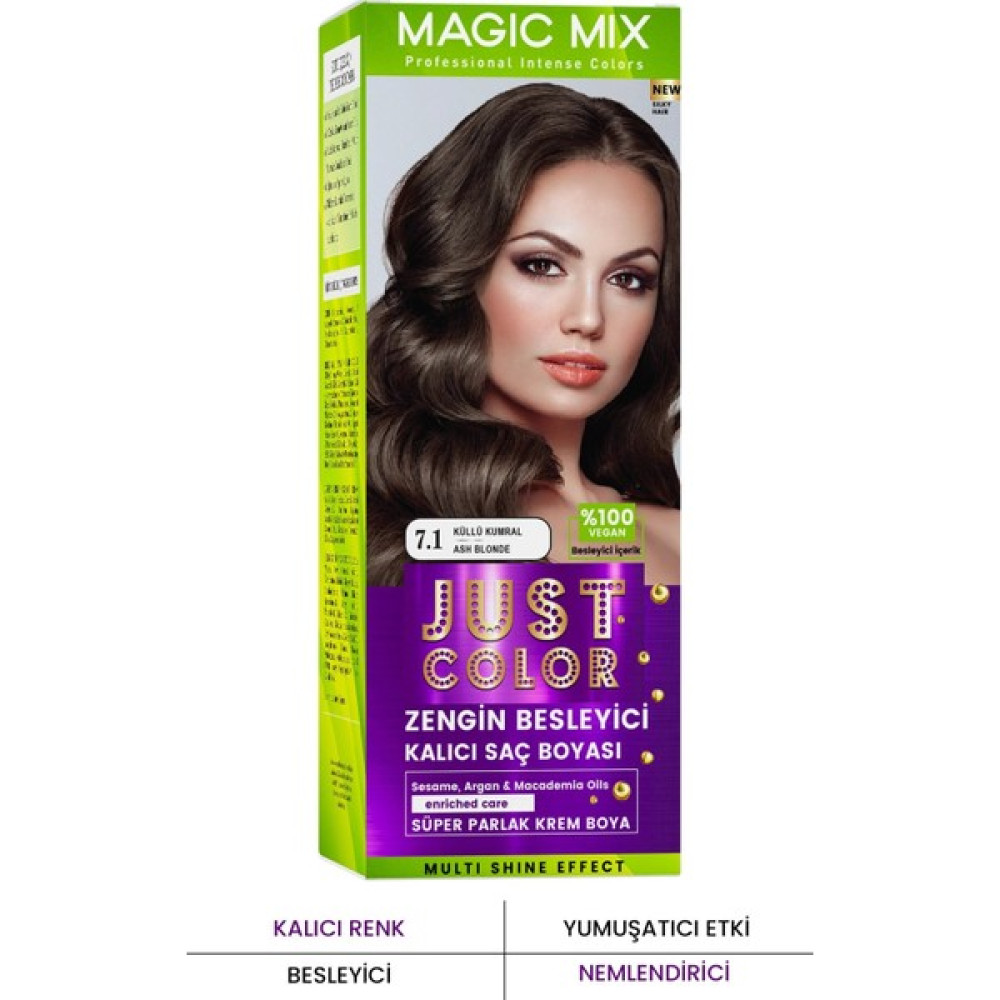 PROCSIN Magic Mix COLOR KIT Parlak ve Canlı 7.1 KÜLLÜ KUMRAL Kalıcı Saç Boyası Saç Boyası Fiyatı