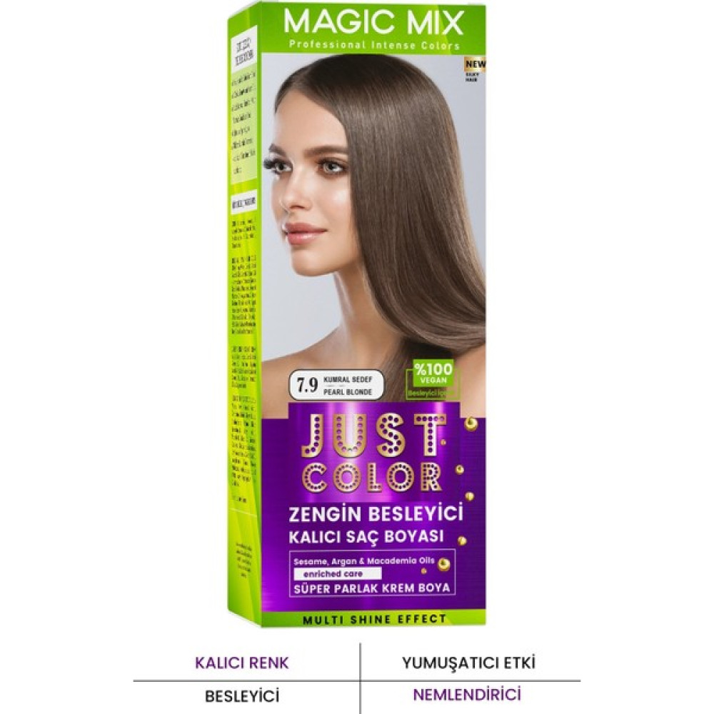 PROCSIN Magic Mix COLOR KIT Parlak ve Canlı 7.9 KUMRAL SEDEF Kalıcı Saç Boyası Saç Boyası Fiyatı