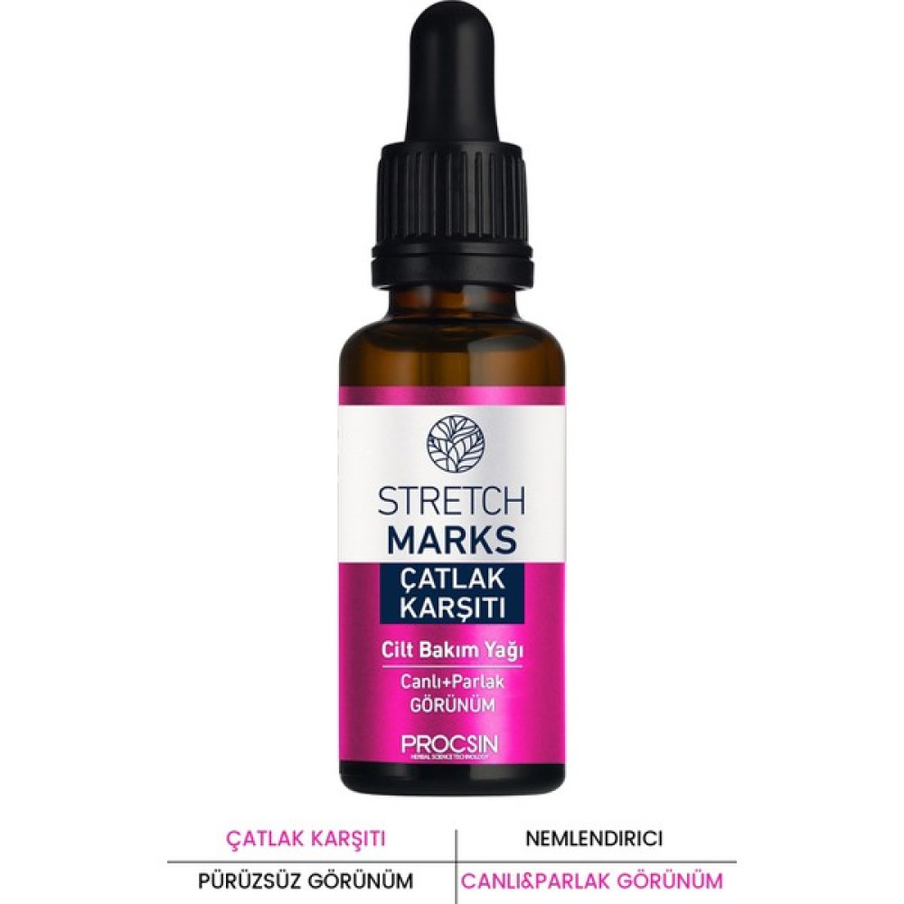 Procsın Strecth Marks Çatlak Karşıtı Cilt Bakım Yağı 20 ml - - Nemlendiriciler Fiyatı