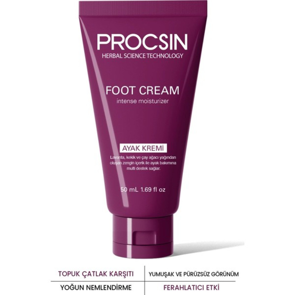 Procsın Topuk Çatlağı ve Koku Karşıtı Ayak Bakım Kremi 50 ml Ayak Bakımı Fiyatı