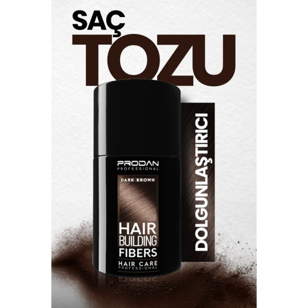 Prodan Saç Tozu | Dolgunlaştırıcı | Koyu Kahverengi | Saç FIBERI-27GR Saç Boyası Fiyatı