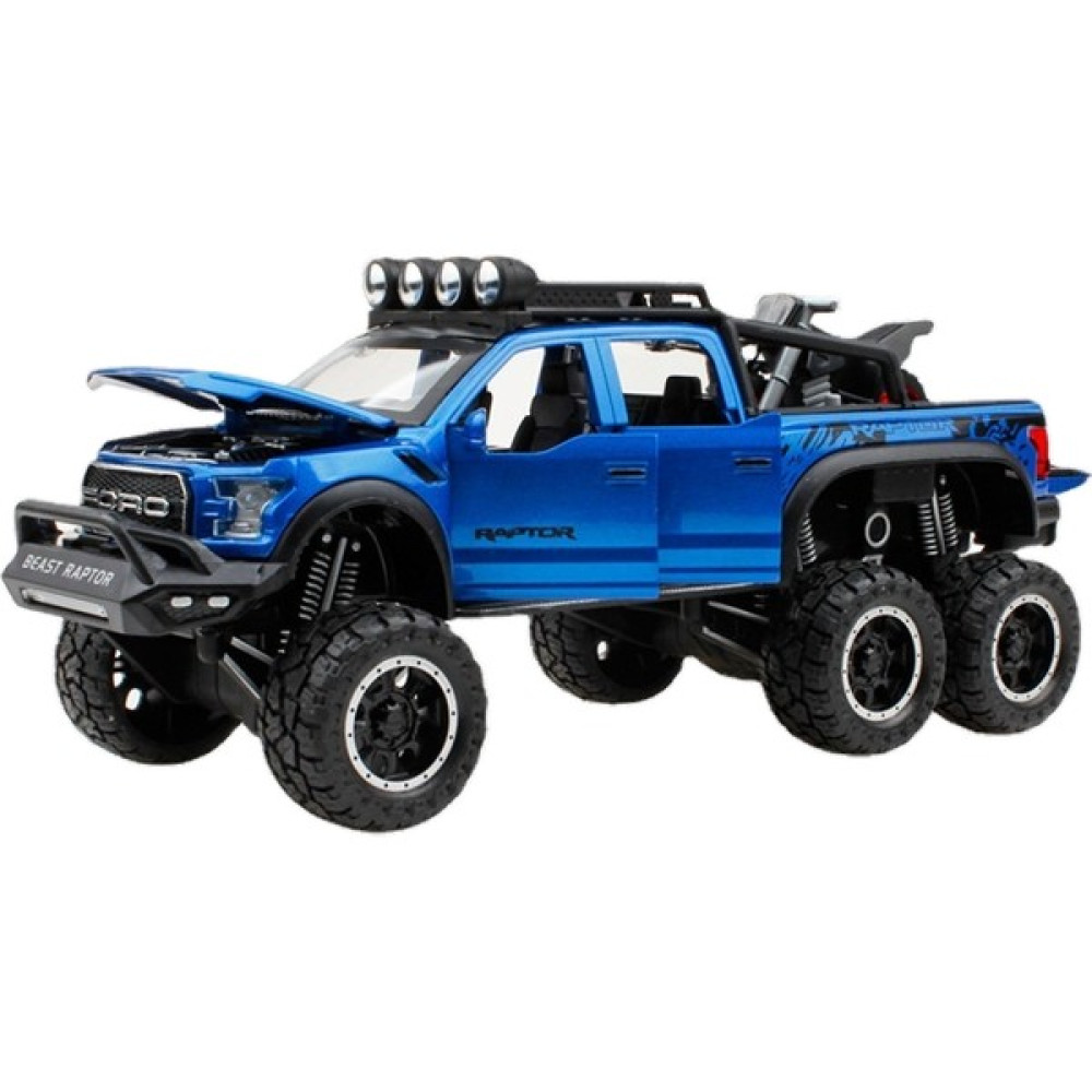 Prodigy Toy Çocuk Simülasyon Metal Pikap 1:28 Ford Raptor Araba Modeli Alaşımlı Oyuncak Araba (Yurt Dışından) - Mavi Oyuncak Araç Fiyatı