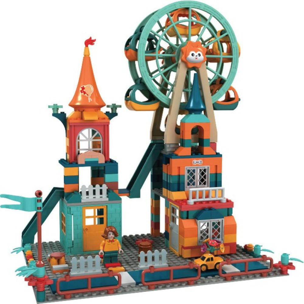 Prodigy Toy Küçük Parçacık Dönme Dolap Slayt Kale Yapı Taşı Oyuncak (Yurt Dışından) Legolar ( Yapım Oyuncakları ) Fiyatı