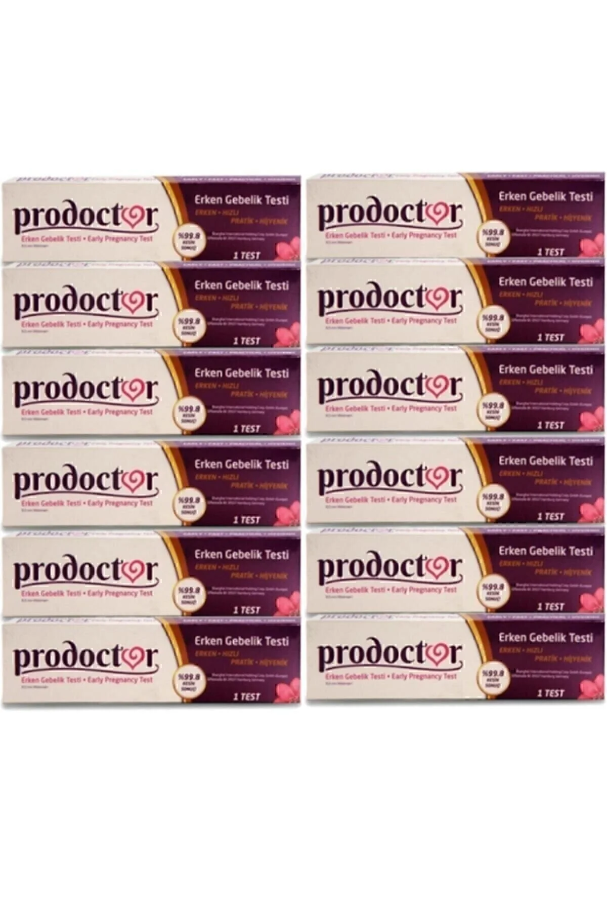 Prodoctor Erken Gebelik Testi 12 Adet" Gebelik / Hamile ve Ovülasyon Testi Fiyatı