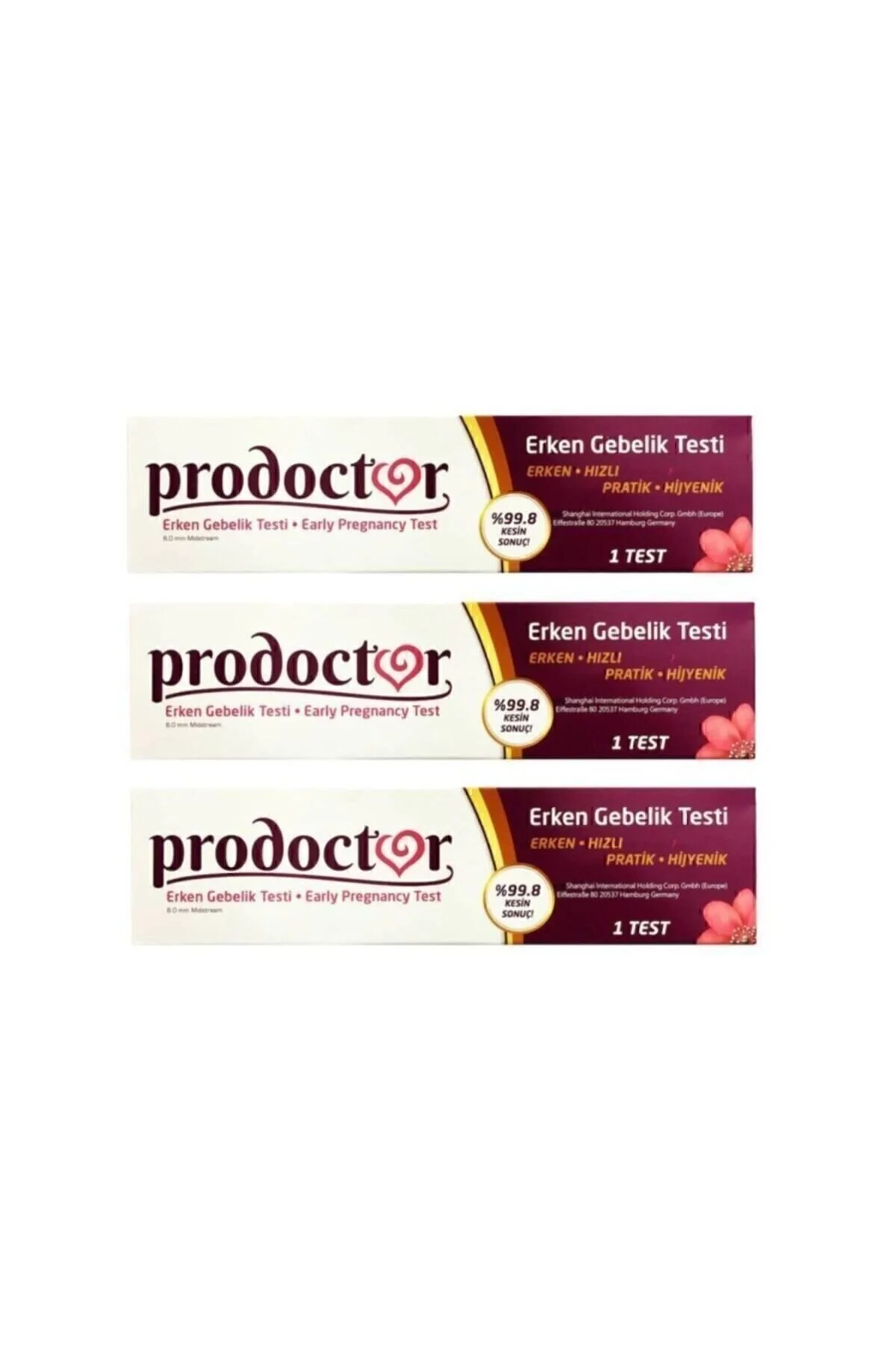 Prodoctor Erken Gebelik Testi 3 Adet" Gebelik / Hamile ve Ovülasyon Testi Fiyatı