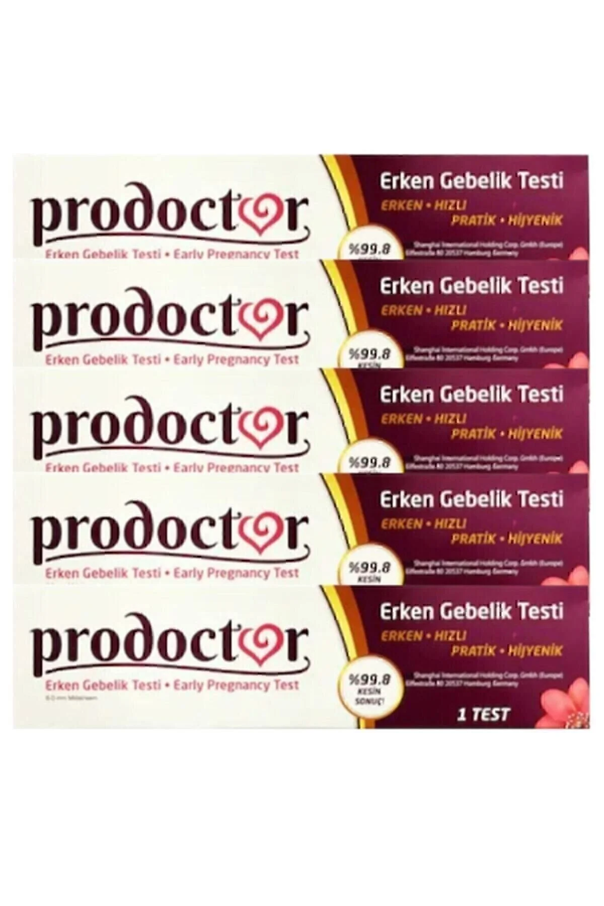 Prodoctor Erken Gebelik Testi 5 Adet" Gebelik / Hamile ve Ovülasyon Testi Fiyatı