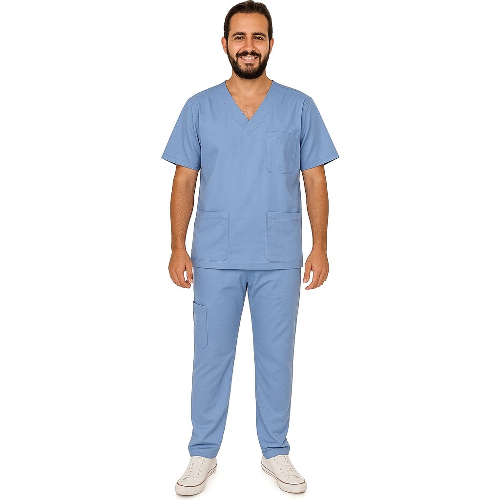 Prof Victory Erkek Scrubs Takımı – Çok Cepli, Likralı Doktor Hemşire Forması - Açık Mavi - M SSD / Solid State Drive Fiyatı