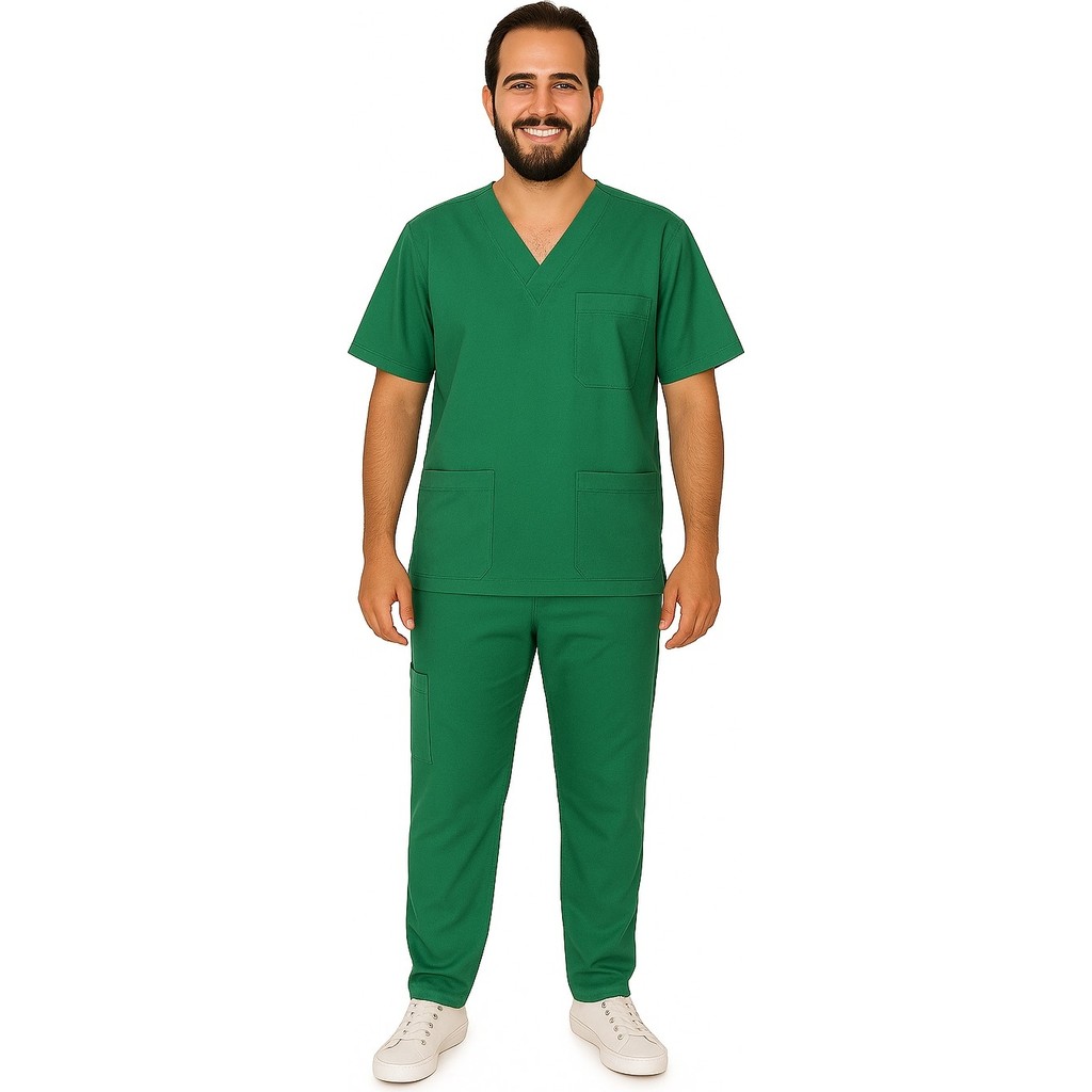 Prof Victory Erkek Scrubs Takımı – Çok Cepli, Likralı Doktor Hemşire Forması - Yeşil - M SSD / Solid State Drive Fiyatı