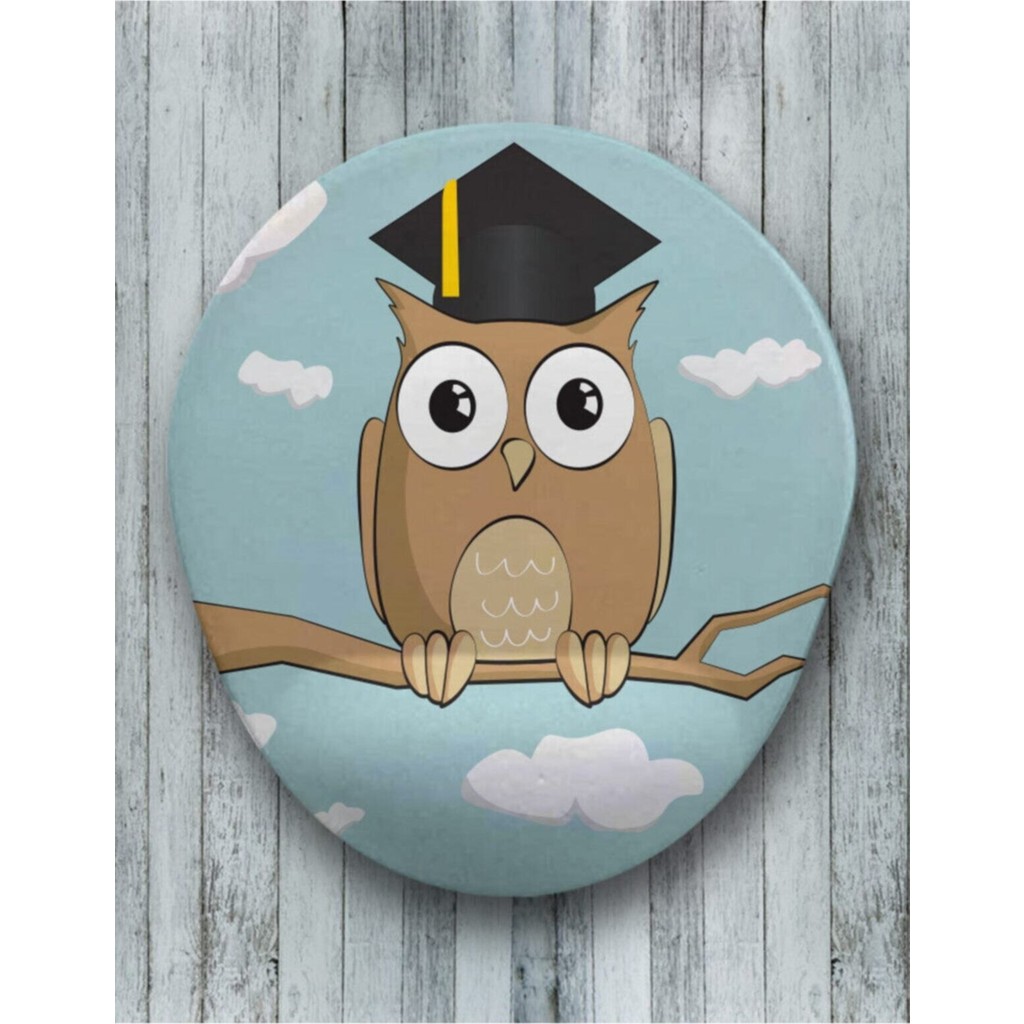 Profesör Oval Bilek Destekli Mouse Pad - Beyaz Mouse Pad Fiyatı