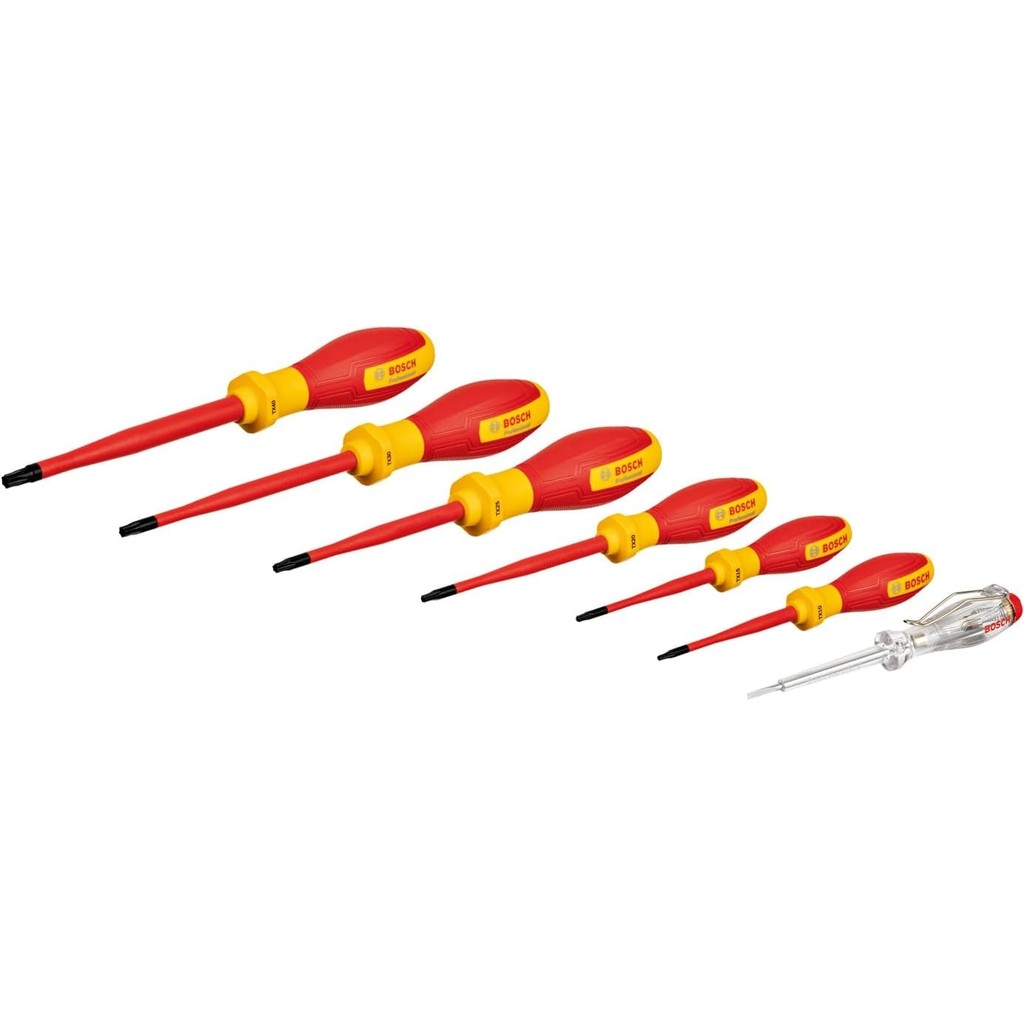 Professional Bosch Profesyonel Vde Torx Tornavida Seti 7 Parça (1x Kontrol Kalemi; 6x Torx Tornavida) Kalem & Yazı Gereçleri Fiyatı