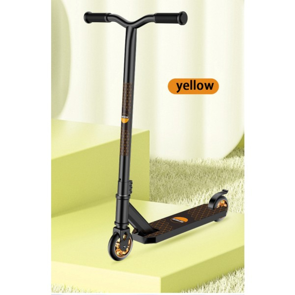 Profesyonel Kalitede Alüminyum Scooter Iki Tekerlekli Dublör Scooter Alüminyum Alaşımlı Jantlar Aşınmaya Dayanıklı Pu (Yurt Dışından) - Sarı Açık Hava, Deniz ve Spor Oyuncakları Fiyatı