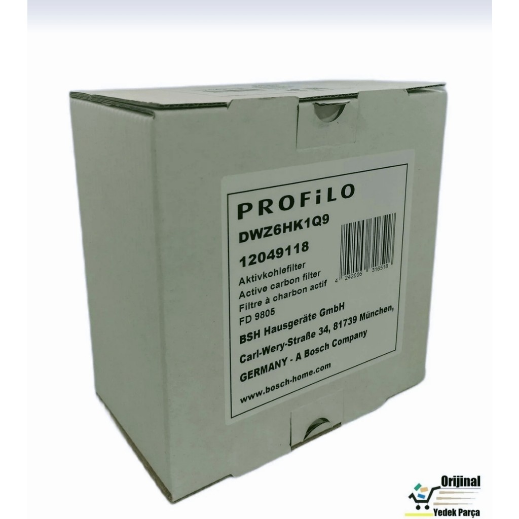 Profilo DVK6J429 Davlumbaz Karbon Filtre (Orijinal) Davlumbazlar Fiyatı