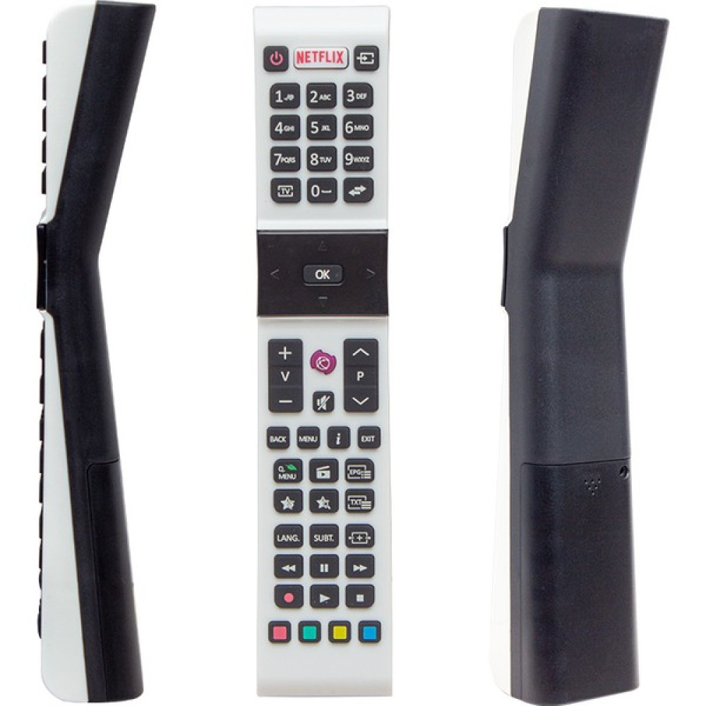 Profilo-Jvc-Vestel-Sanyo Netflıx Tuşlu Beyaz Uyumlu Tv Kumanda Oto Boyaları Fiyatı