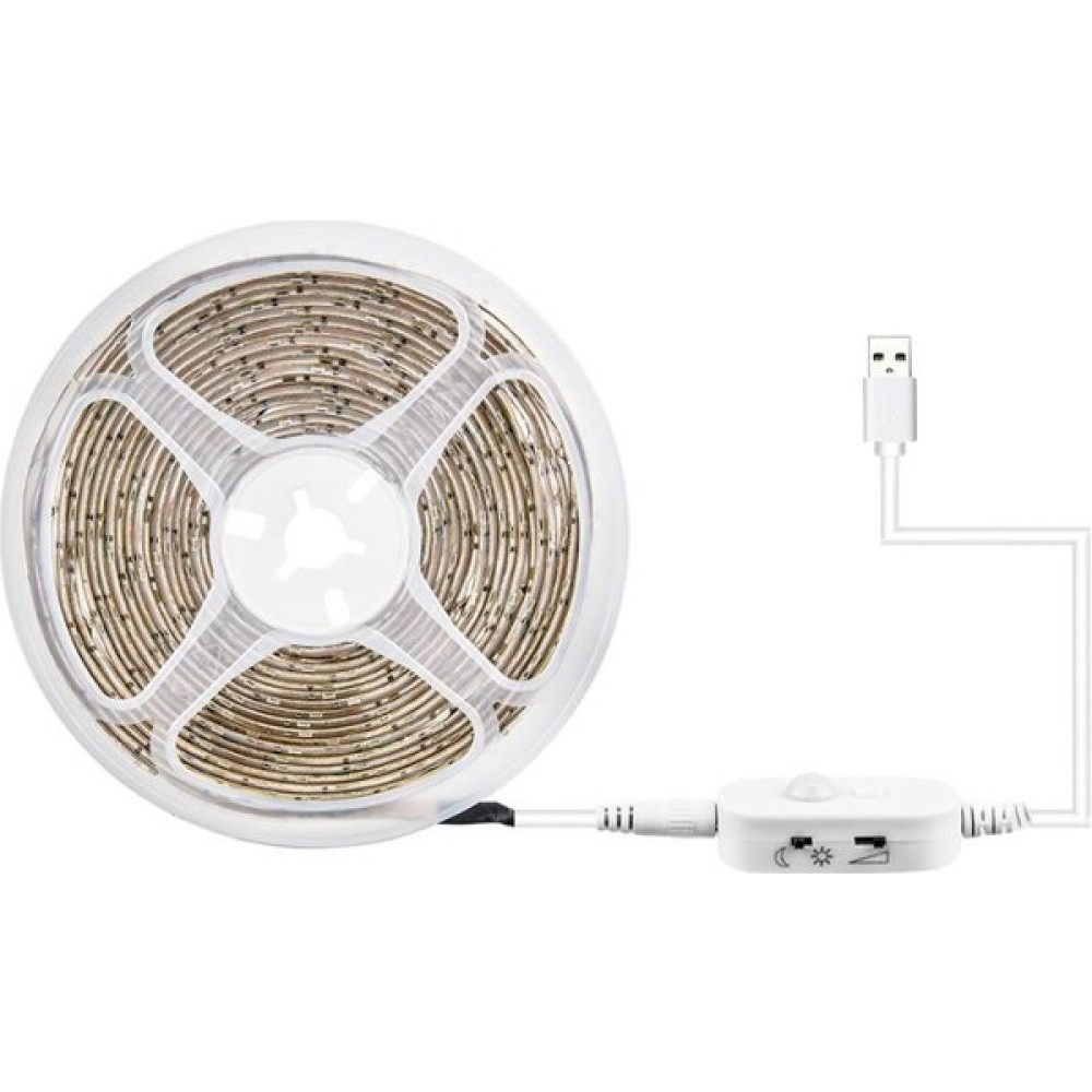 Profisher Pır Hareket Sensörlü 5V USB Kablulu 3mt Şerit LED Su Geçirmez Beyaz Led Aydınlatmalar Fiyatı