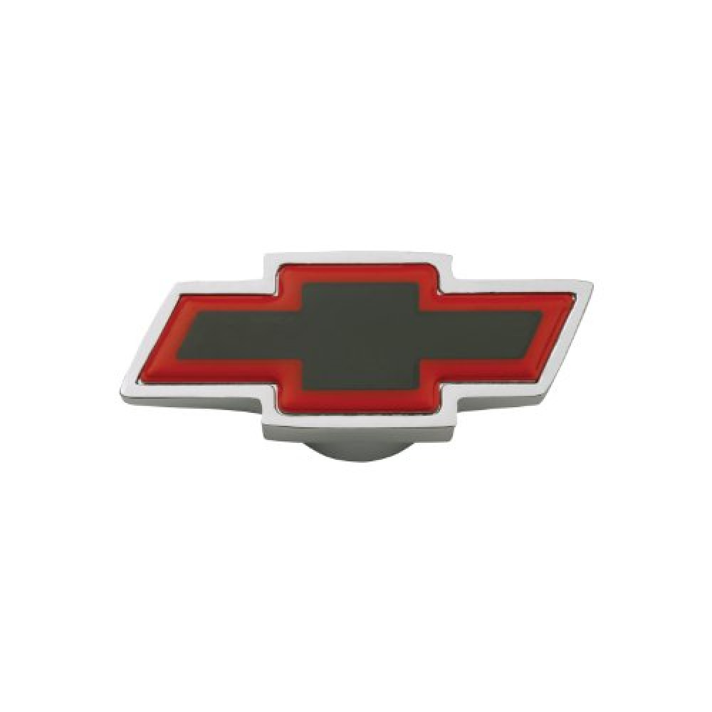 Proform 141-322 Chrome Air Cleaner Wing Nut with Small Red Bowtie Logo for 1/4-20" Thread