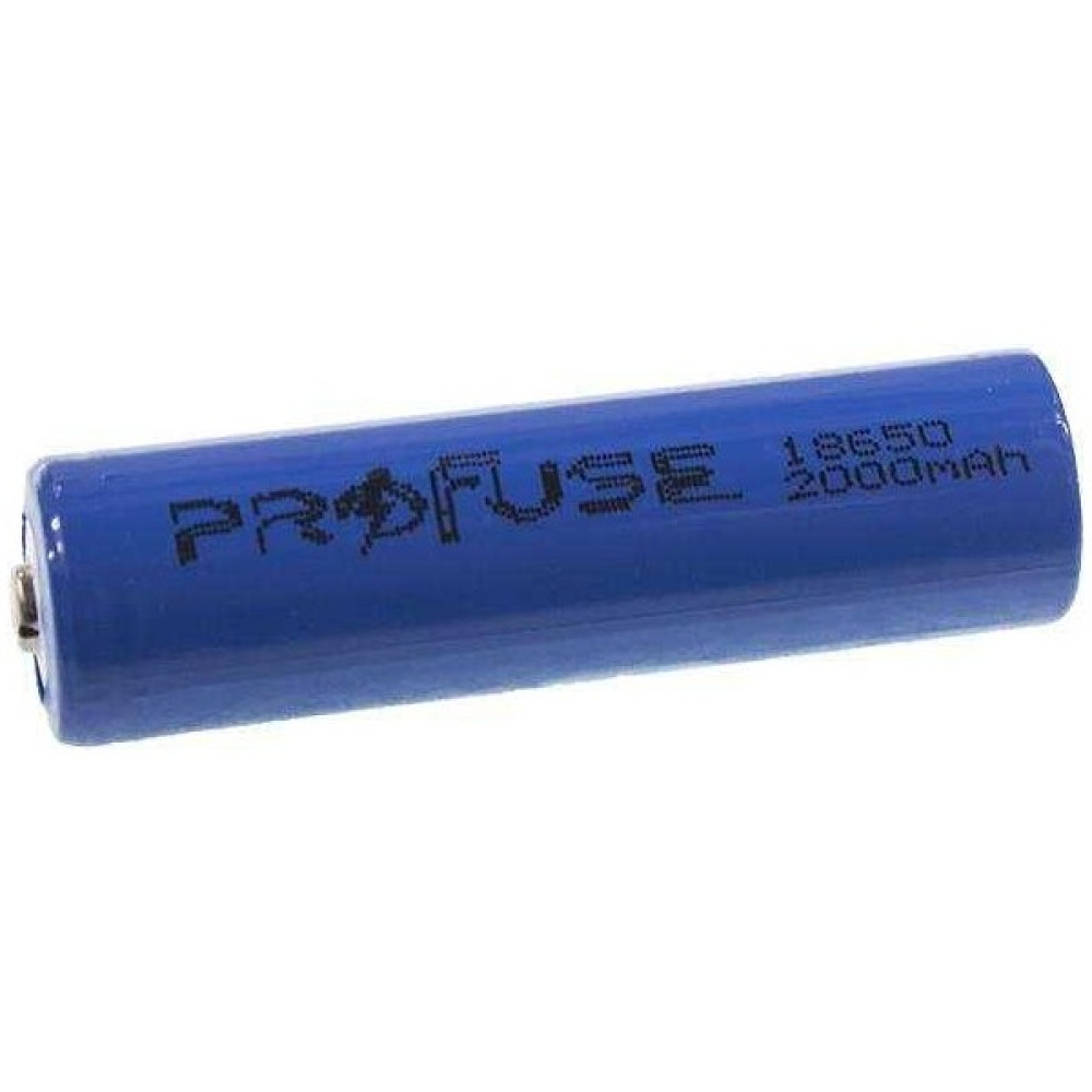 Profuse 18650 3.7 V 2000 Mah Li-Ion Şarjlı Pil - Kutup Başlı Normal & Şarj Edilebilir Piller Fiyatı