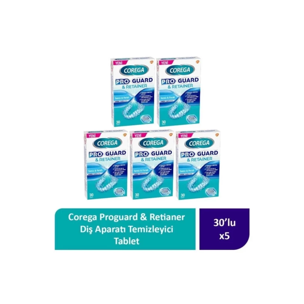 Proguard & Retianer Diş Aparatı Temizleyici Tablet 150 Adet (30X5) Diş Beyazlatıcılar Fiyatı
