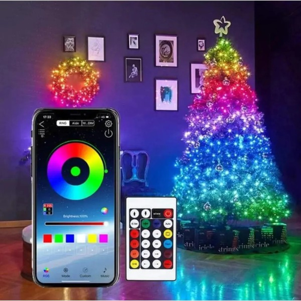 Proich 10 Metre Yeni Nesil Sese Duyarlı Telefon ve Kumanda Kontrollü Magic LED - Su Geçirmez Led Aydınlatmalar Fiyatı