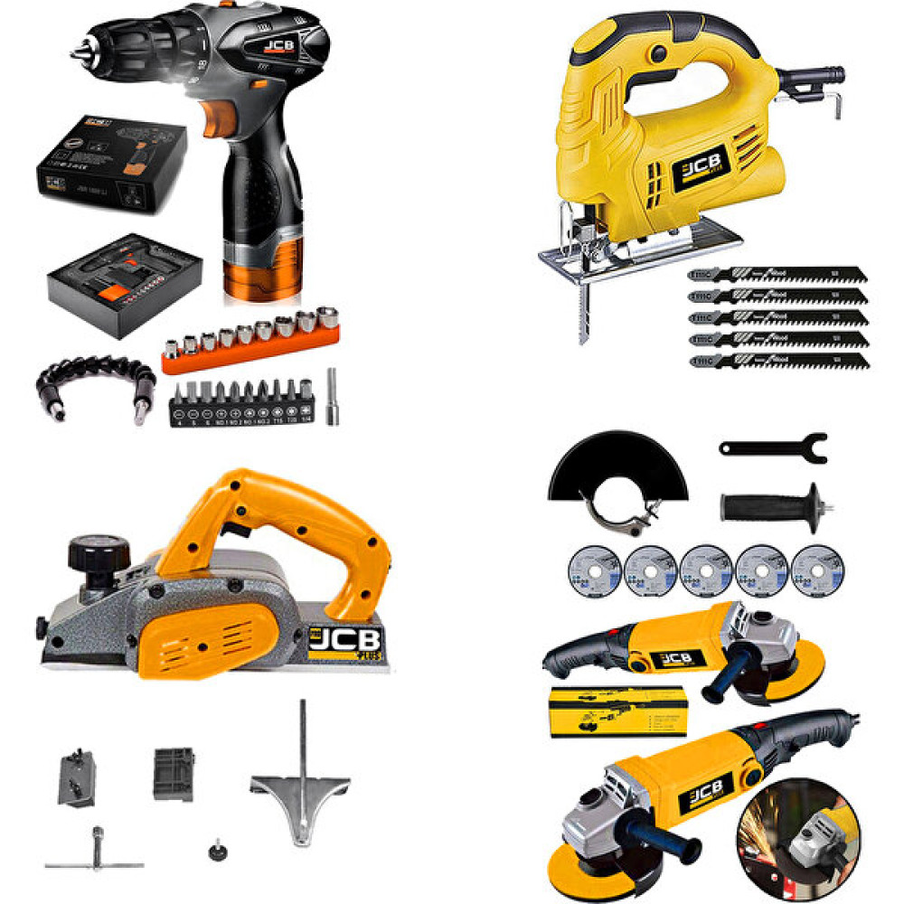 Projcb Plus American 4 Lü Iş Alet Seti Spiral Taşlama Akülü Matkap Planya Dekupaj Taşlama Makinesi Fiyatı