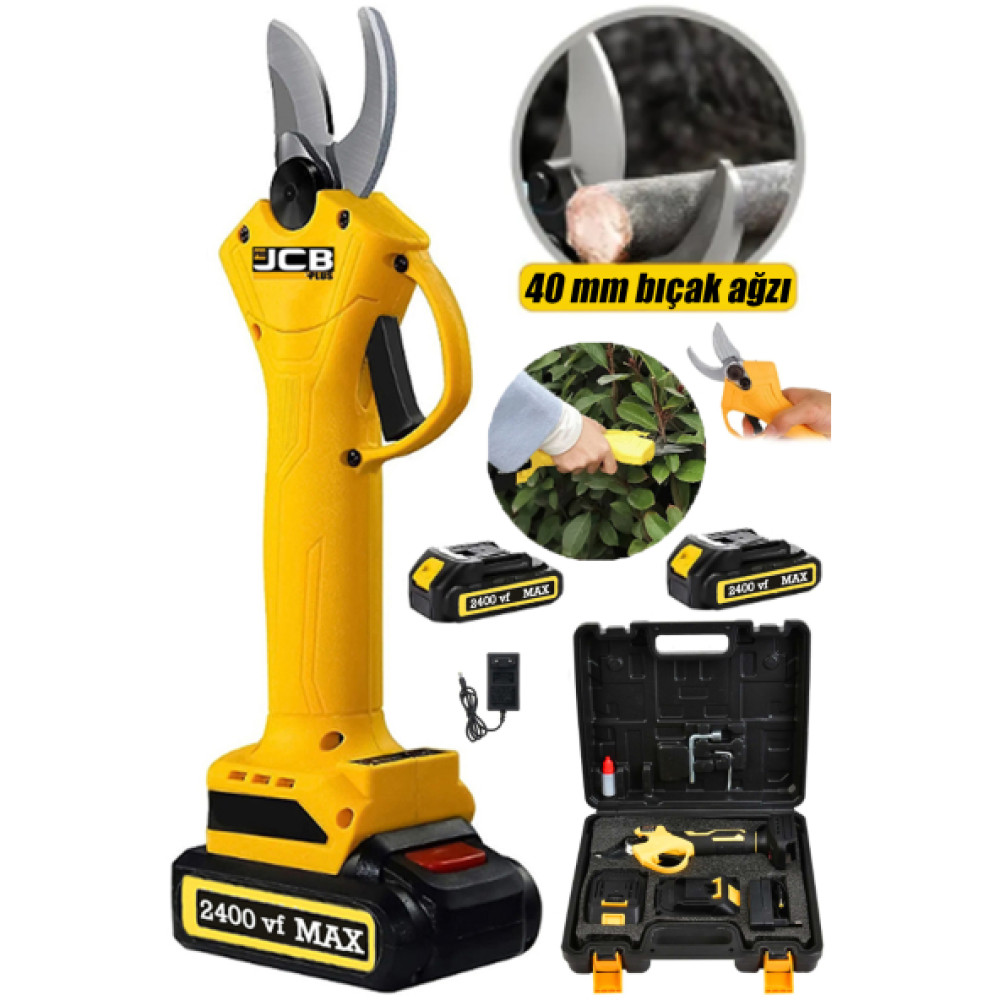 Projcb Plus American 40 Mm Bag Budama Dal Kesme Makasi 2400 Vf Ozel Seri 2 Akulu Uzun Sarj Komursuz Motor Dal Budama Makineleri Fiyatı