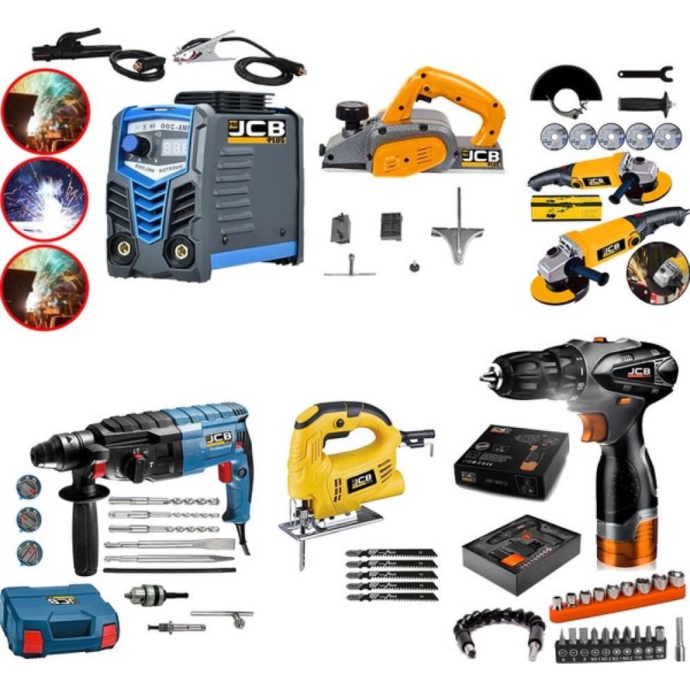 Projcb Plus American 6 Lı Set Invertör Kaynak Kırıcı Delici Şarjlı Matkap Dekupaj Planya Spiral Kaynak Makineleri Fiyatı