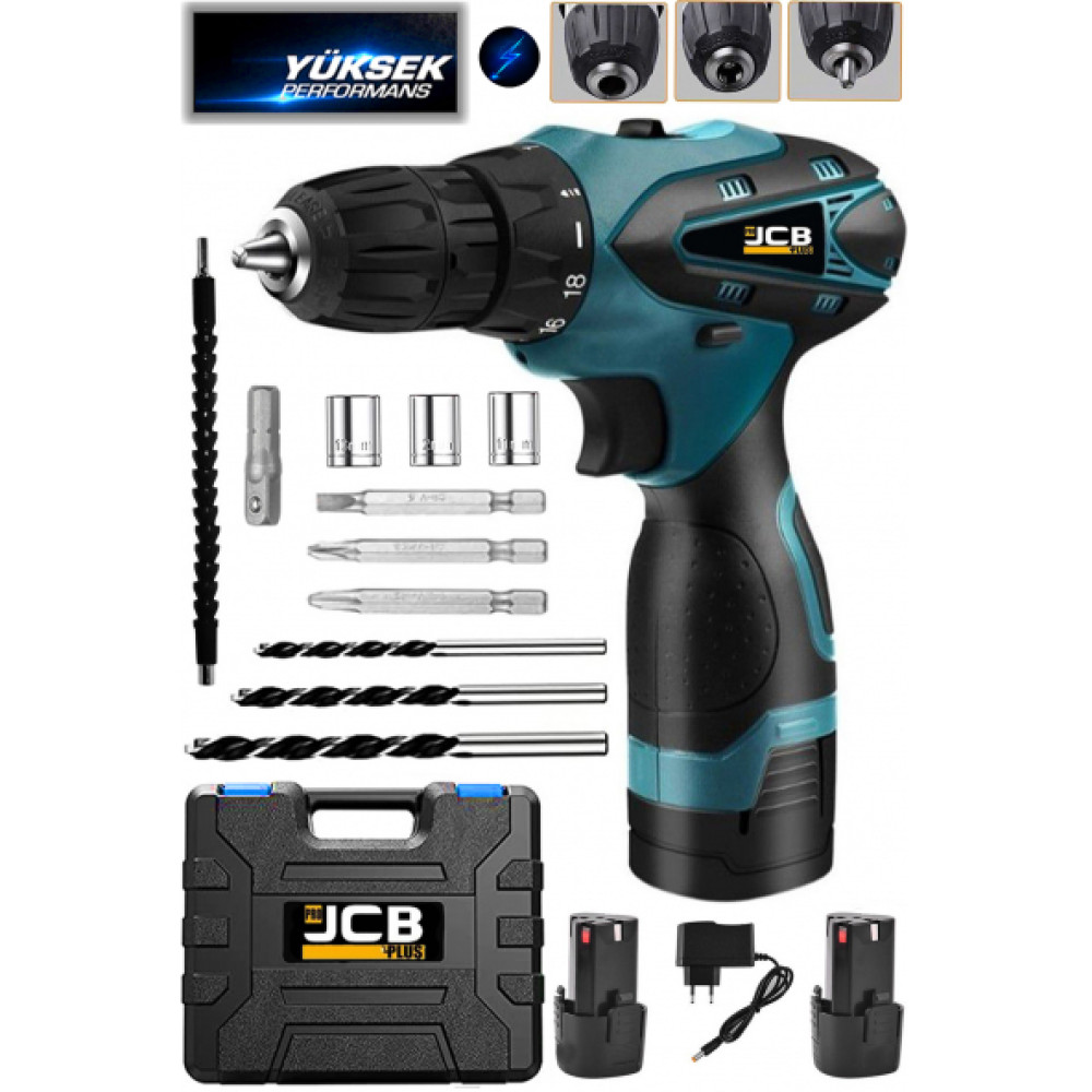 Projcb Plus American Speed Armt Jsr 1800 Lı Sjs Cift Metal Sanzuman Cift Akulu Sarjli Matkap +Yardimci Set Matkaplar Fiyatı