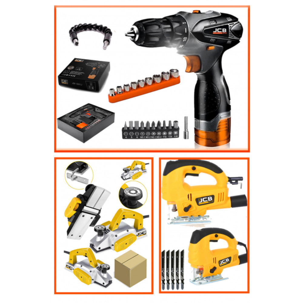 Projcb Plus American Super Set Lı-Ion Akulu Vidalama Matkap Usta Setli Planya Dekupaj Testere Matkaplar Fiyatı