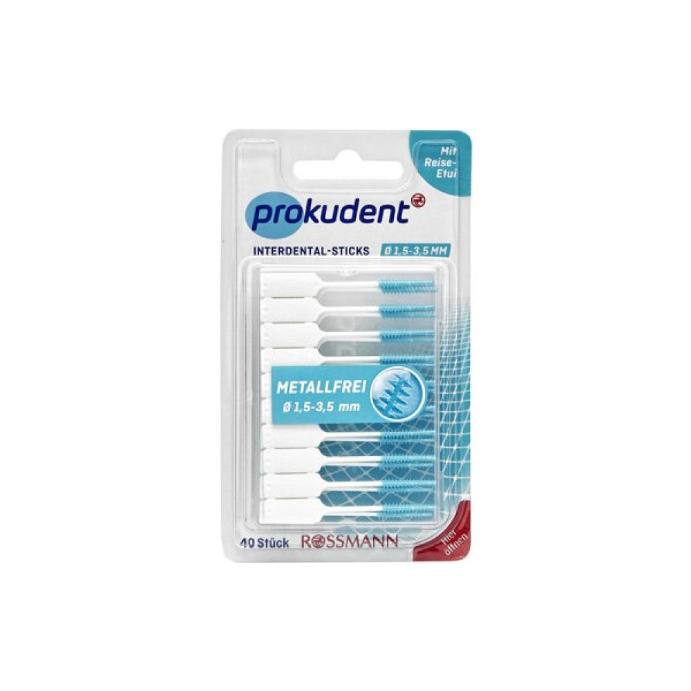 Prokudent Metal Içermeyen Interdental Arayüz Fırçaları 40 Adet - 1,5 - 3,5 mm Diş İpleri Fiyatı