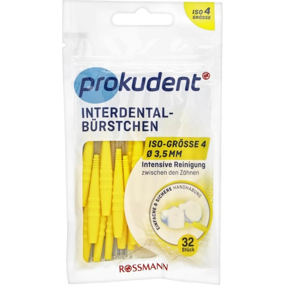 Prokudent Sarı Arayüz Fırçası 0,7 mm - 3,5 mm 32 Adet Diş İpleri Fiyatı