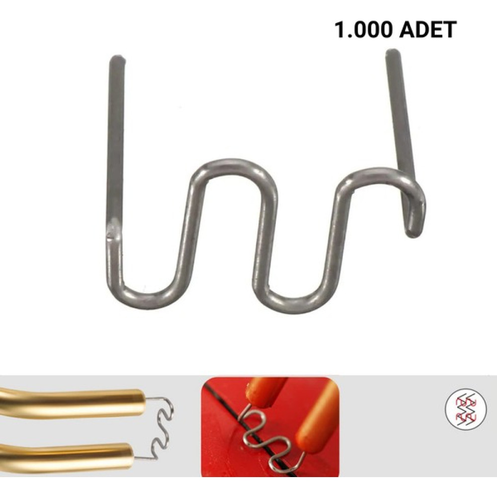 Prolektro 1000 Adet 0,8 mm Dalgalı S Tip Plastik Kaynak Zımba Teli Yedek Parça - Elektrikli El Aletleri Fiyatı