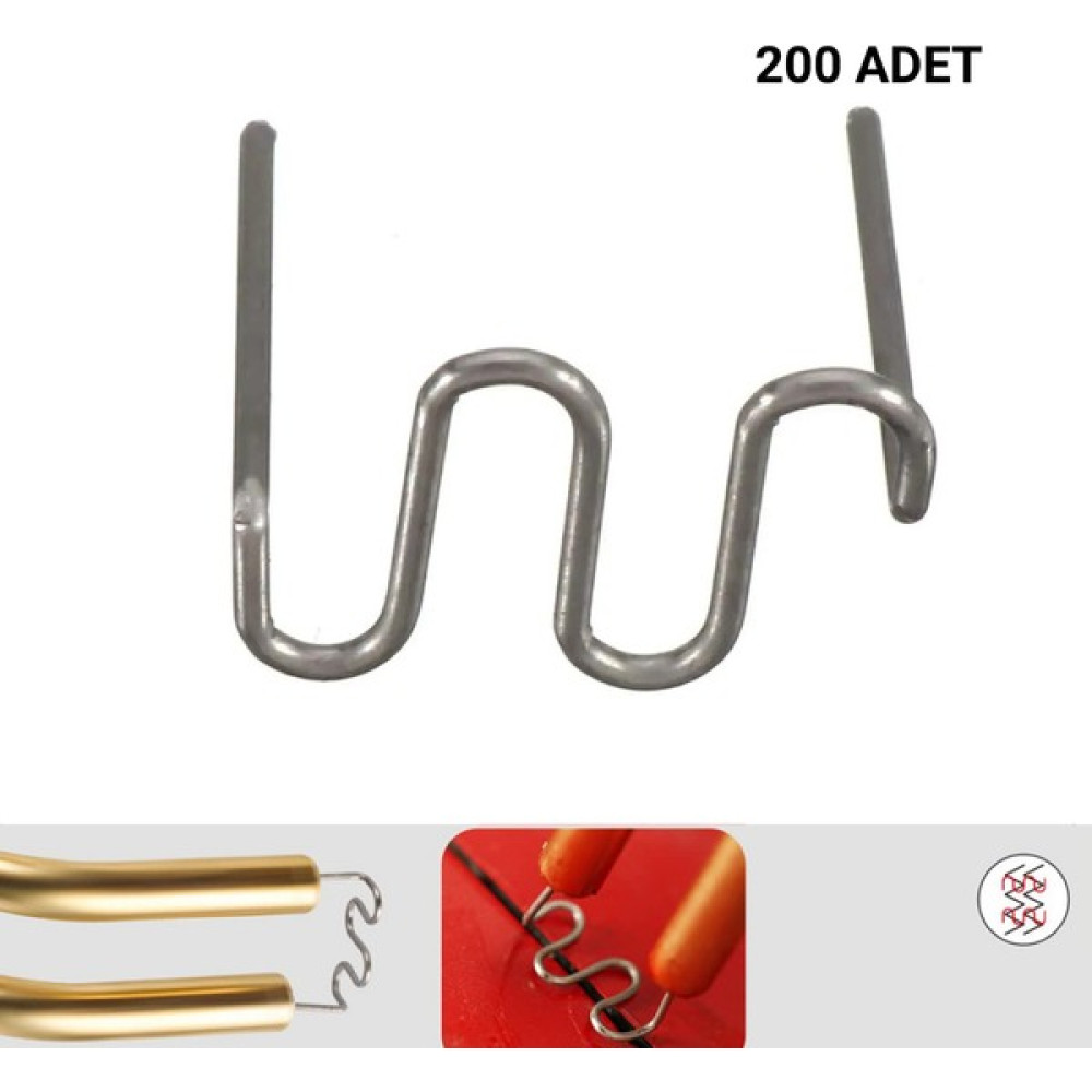 Prolektro 200 Adet 0,8 mm Dalgalı S Tip Plastik Kaynak Zımba Teli Yedek Parça - Elektrikli El Aletleri Fiyatı