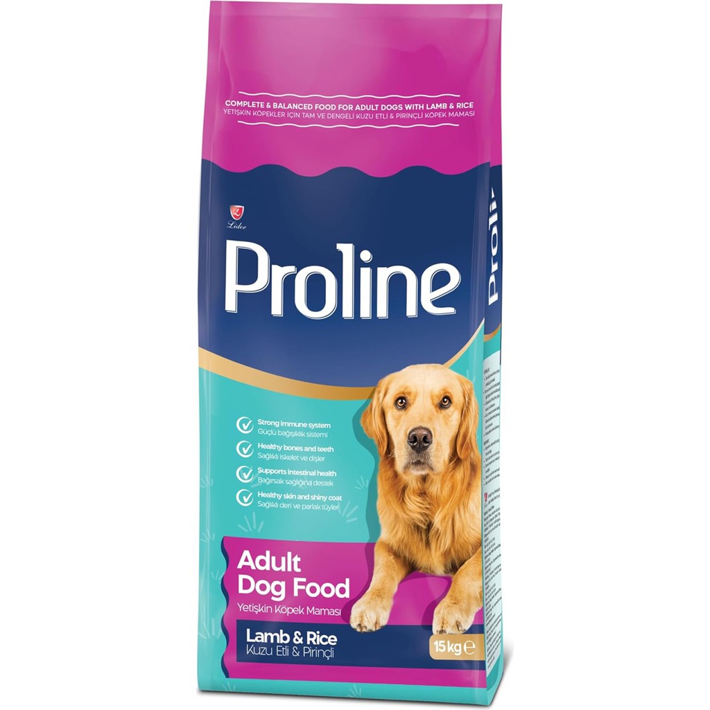 Proline Pro Line Yetişkin Köpek Maması Kuzu Etli 15 kg Dengeli Beslenme İçin Güçlü Bağışıklık Desteği Evcil Hayvan Ürünleri Fiyatı