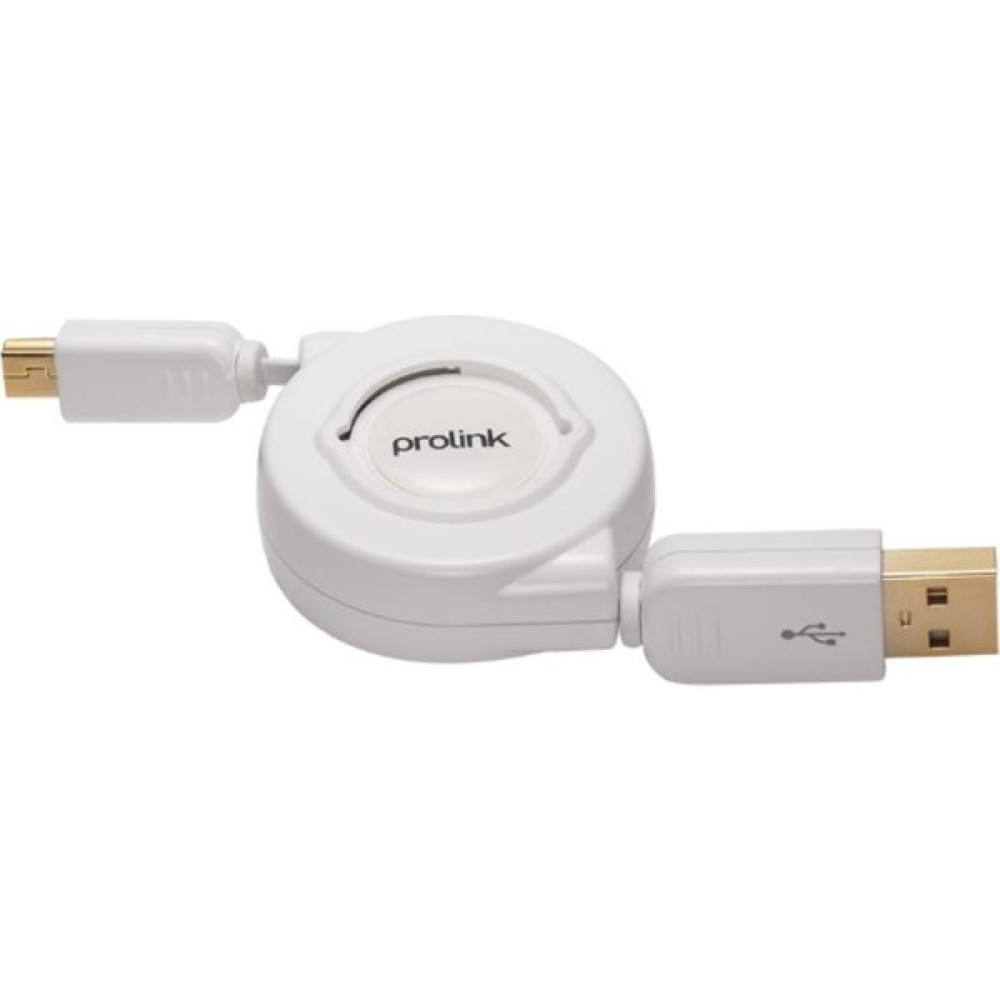 Prolink PMM368R-0100 Usba-Usb Mini Makaralı Kablo 1.0m Prolink Tablet Pc Aksesuarları Fiyatı