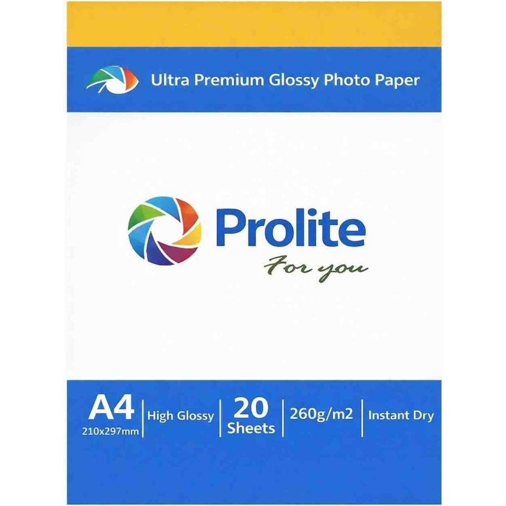 Prolite Fotoğraf Resim Baskı Kağıdı 1 paket A4 20 Adet Diğer Fiyatı
