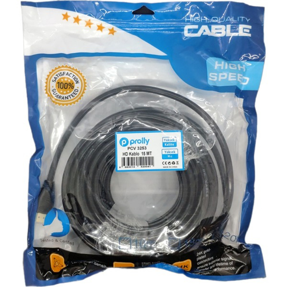 Prolly Hd Kablo 15 mt HDMI Kablo Fiyatı