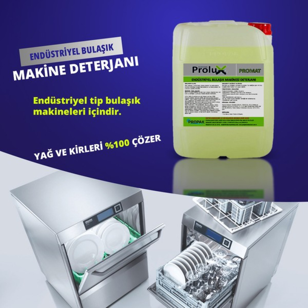 Prolux Promat Matıc Endüstriyel Sıvı Bulaşık Makinesi Deterjanı 20 Lt Bulaşık Yıkama Fiyatı