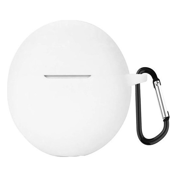 Prolysus Oppo Enco Buds2 Kılıf Renkli Yumuşak Silikon Darbe Dayanıklı Korumalı Kılıf - Beyaz Cep Telefonu Kılıfı Fiyatı
