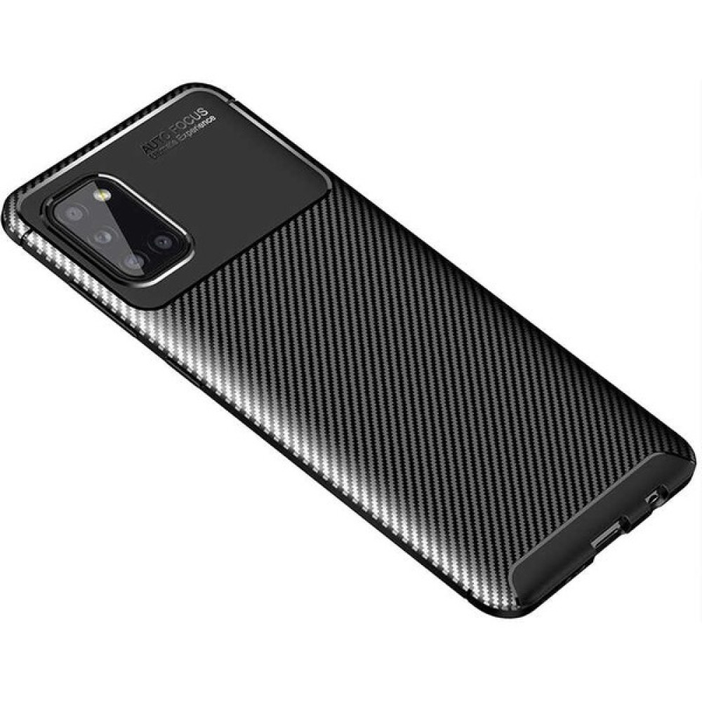 Prolysus Samsung Galaxy A31 Kılıf Karbon Fiber Desenli Silikon Kılıf - Siyah Cep Telefonu Kılıfı Fiyatı