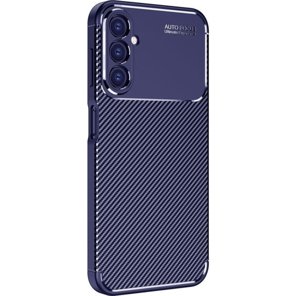 Prolysus Samsung Galaxy A54 Kılıf Karbon Fiber Desenli Silikon Kılıf - Lacivert Cep Telefonu Kılıfı Fiyatı