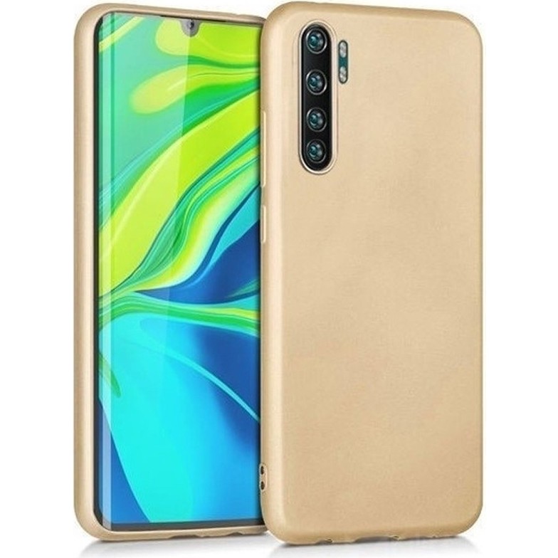 Prolysus Xiaomi Mi Note 10 Lite Uyumlu Soft Darbe Korumalı Dizayn Renkli Yumuşak Silikon Kılıf Arka Kapak - Gold Cep Telefonu Kılıfı Fiyatı