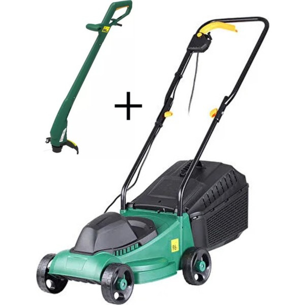 ProMag Elektrikli Çim Biçme Makinesi 1000 Watt 32cm + Misinalı Elektrikli Çim Kesme Makinesi 250 Watt Seti Bahçe Makinesi Fiyatı