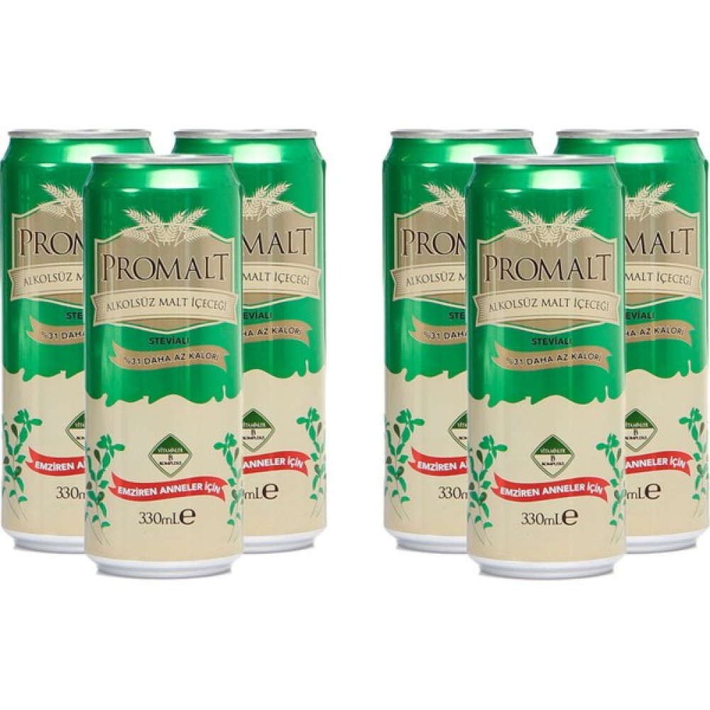 Promalt Stevialı 6'lı Alkolsüz Malt Içecek Bebek Mamaları Fiyatı