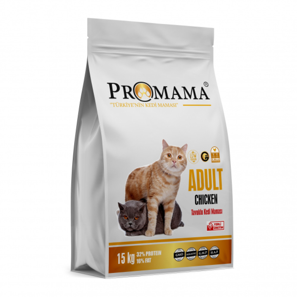 Promama Tavuklu Yetiskin Kedi Mamasi 15 Kg Evcil Hayvan Ürünleri Fiyatı