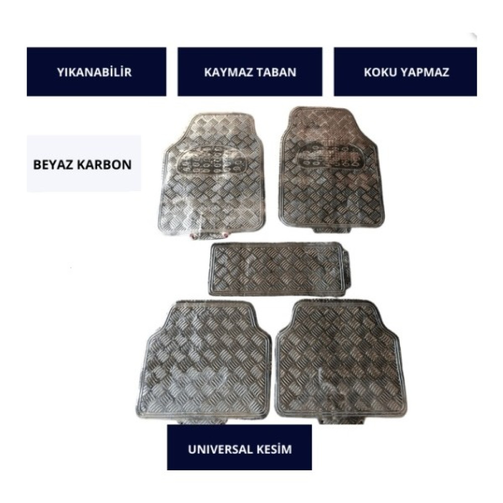Promass Krom Paspas Karbon-Beyaz - Beyaz Oto Boyaları Fiyatı