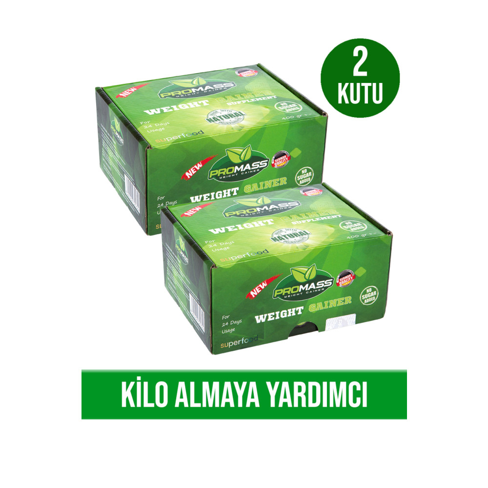 Promass Weight Gainer Kilo Almaya Yardımcı Gıda Takviyesi 2 Adet 48 Günlük Sporcu Besinleri Fiyatı